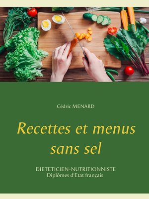 cover image of Recettes et menus sans sel